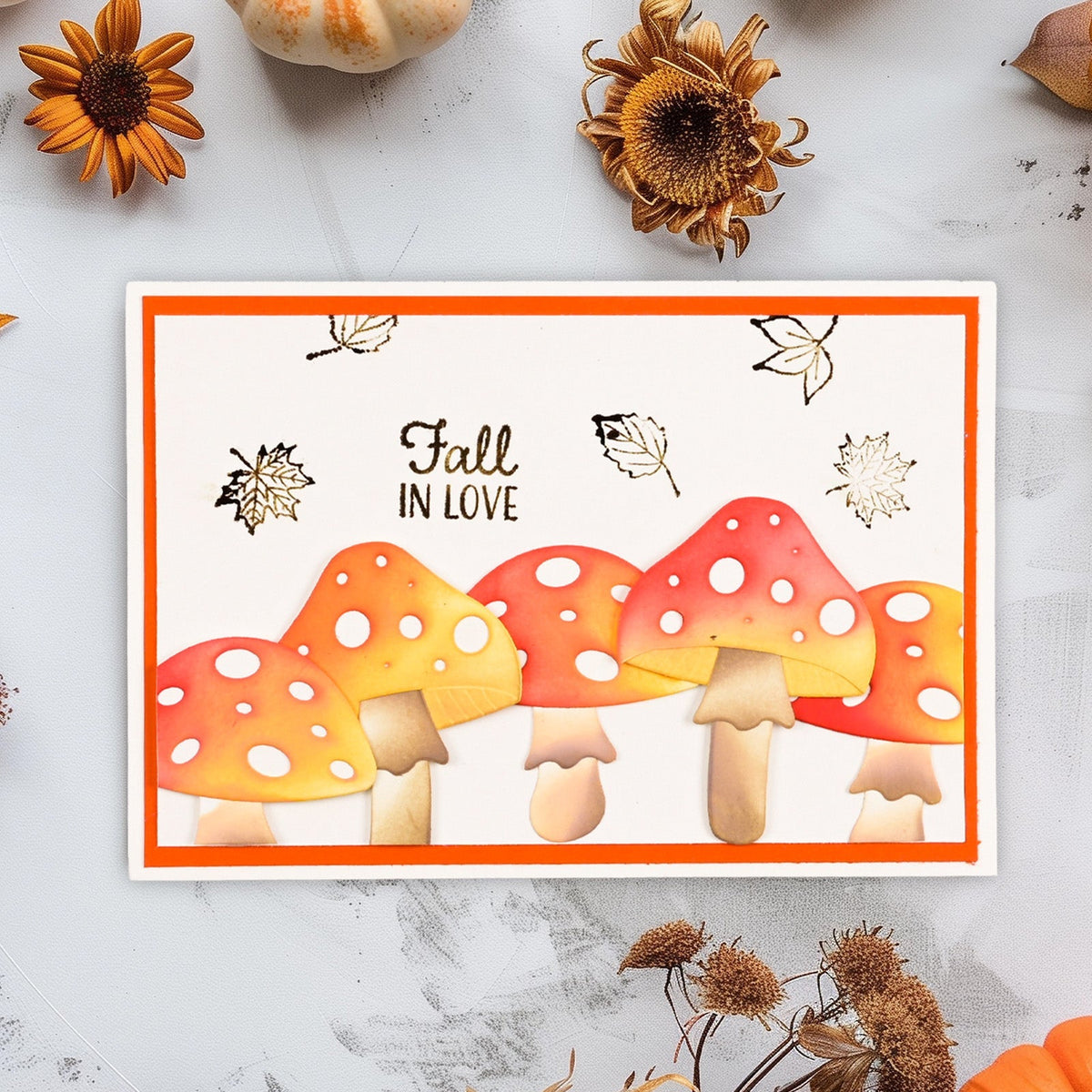 Vaessen Creative • Tampons transparents Hey Pumpkin 16 pièces