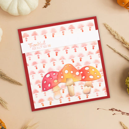 Vaessen Creative • Tampons transparents Hey Pumpkin 16 pièces