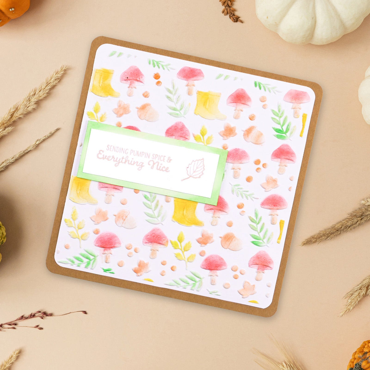 Vaessen Creative • Tampons transparents Hey Pumpkin 16 pièces
