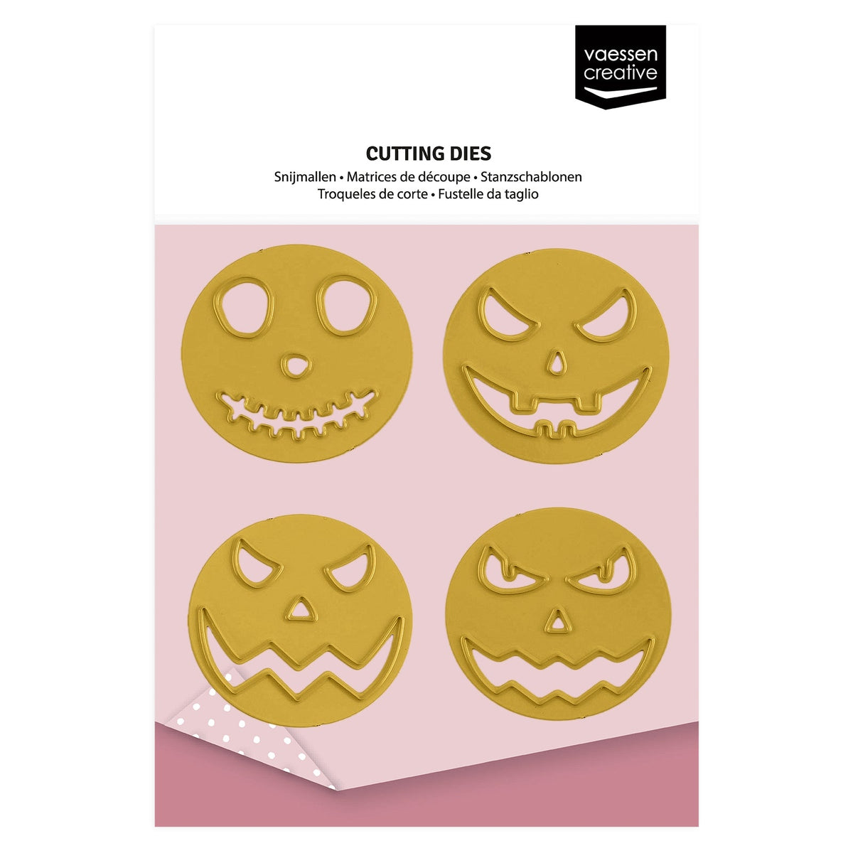 Vaessen Creative • Cutting Dies Pumpkin Faces 4pcs