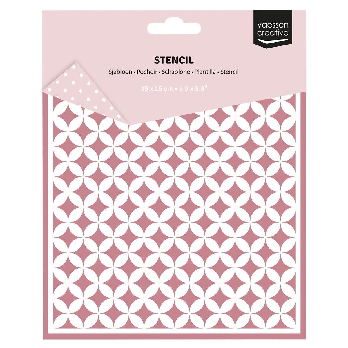 Vaessen Creative • Stencil Graphic Stars 15x15cm