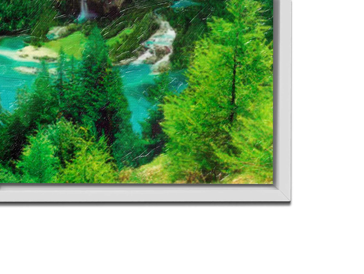 "Mère Nature" - Toile d'art - Décoration murale - Vernis diamant.