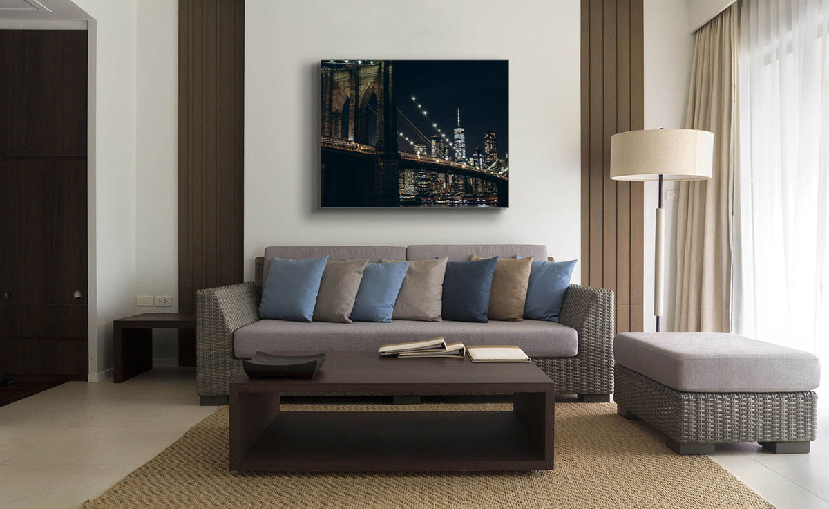 Cities Skyline-NYC Bridge-Canvas Wall Decor