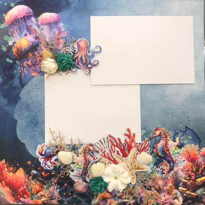 Collection de scrapbooking 3Quarter Designs Le Royaume de Poséidon 30x30 cm