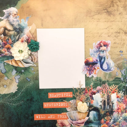 Collection de scrapbooking 3Quarter Designs Le Royaume de Poséidon 30x30 cm