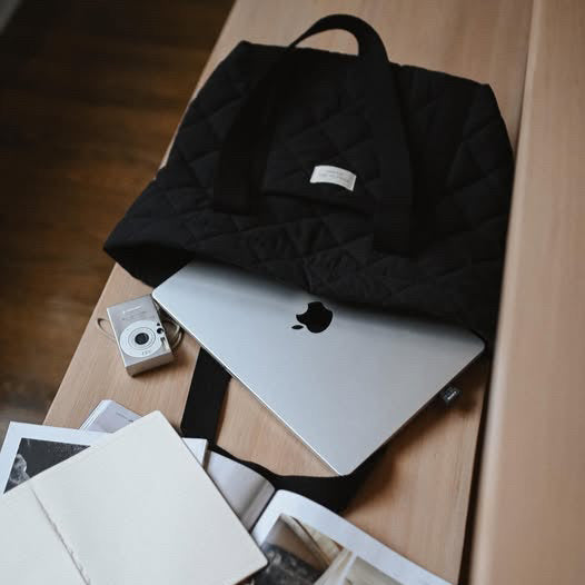 Quilted everyday tote