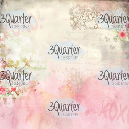 3Quarter Designs - Bloc de Papiers 6" X 6" - Toujours à Vous