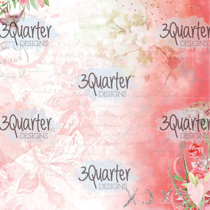 3Quarter Designs - Bloc de Papiers 6" X 6" - Toujours à Vous