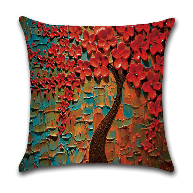 Nature Landscape Throw Pillow Cover – American Country Style Home Décor
