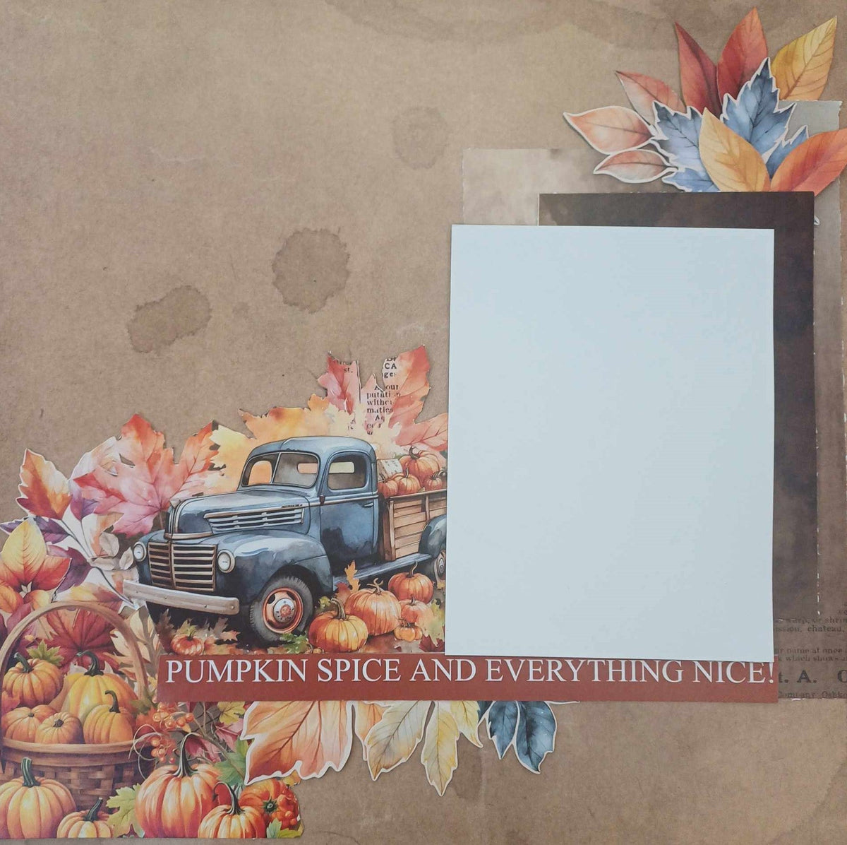 Collection de scrapbooking 3Quarter Designs Falling Leaves 30x30 cm