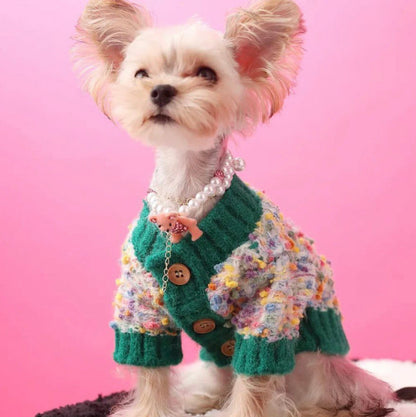 Evergreen Classic Knit Dog Sweater | Warm Everyday Dog Sweater