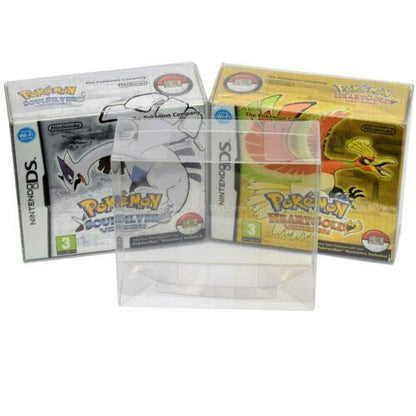 Boîte DS Pokémon Or Heartgold/Argent Soulsilver EVORETRO Protecteur 0.40MM - Lot de 1