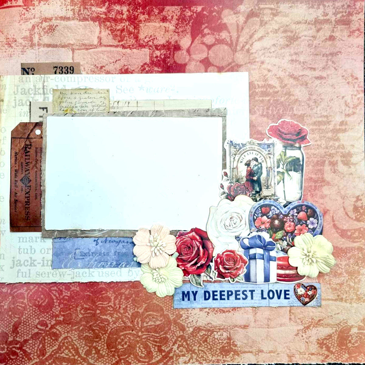 Collection de scrapbooking 3Quarter Designs Love You 30x30 cm