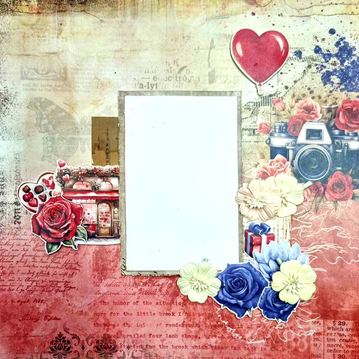 Collection de scrapbooking 3Quarter Designs Love You 30x30 cm