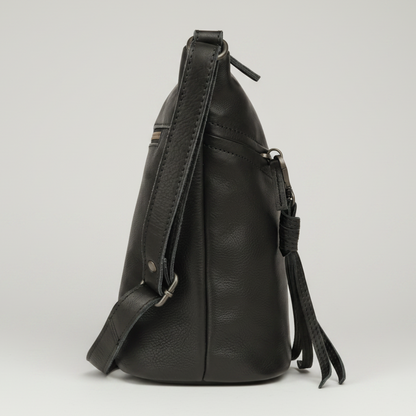 MET Premium Leather Crossbody Bag. Sleek Urban Organiser