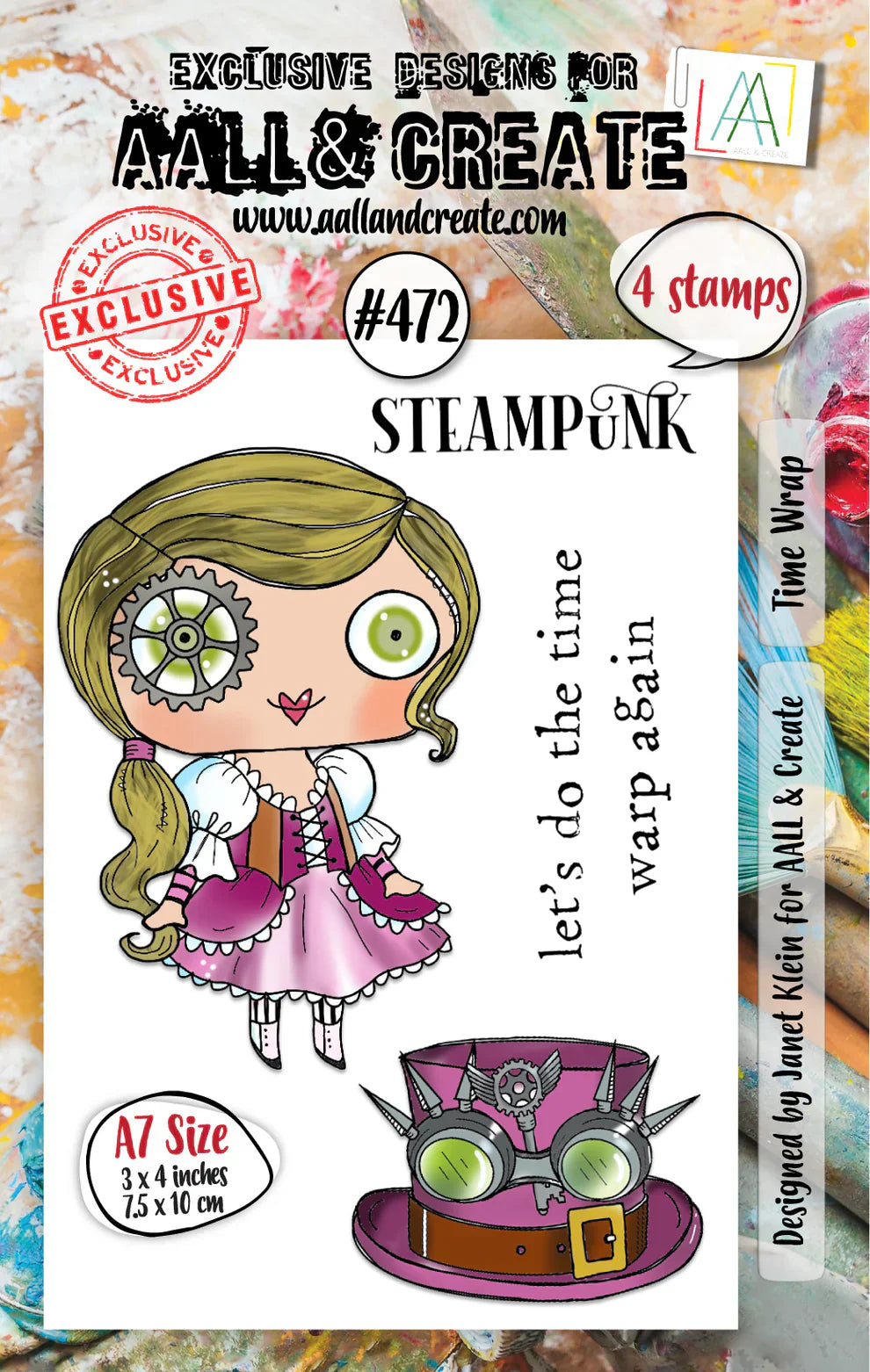 AALL and Create - Set de tampons A7 - Déformation temporelle