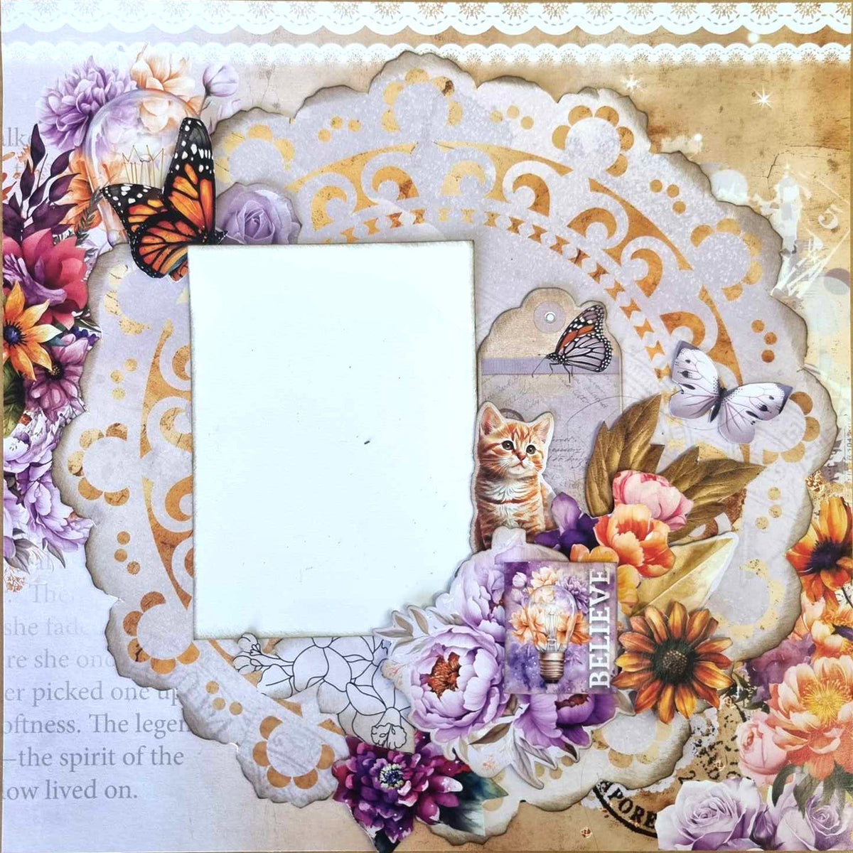 3Quarter Designs Dawns Glow 12x12 Design Paper & Diecuts Set