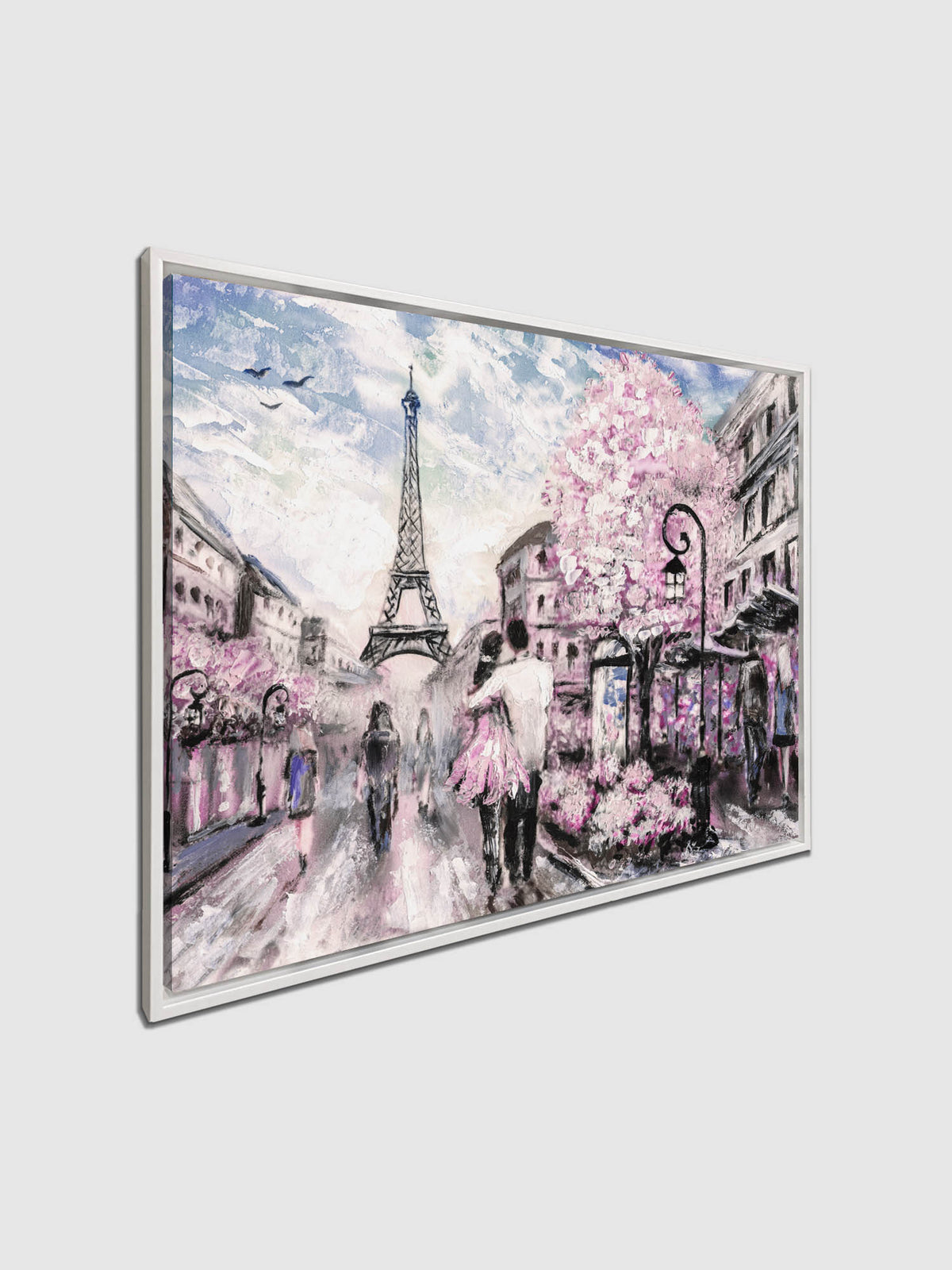 Pretty Pink Paris- Canvas Wall Decor-Wal Art