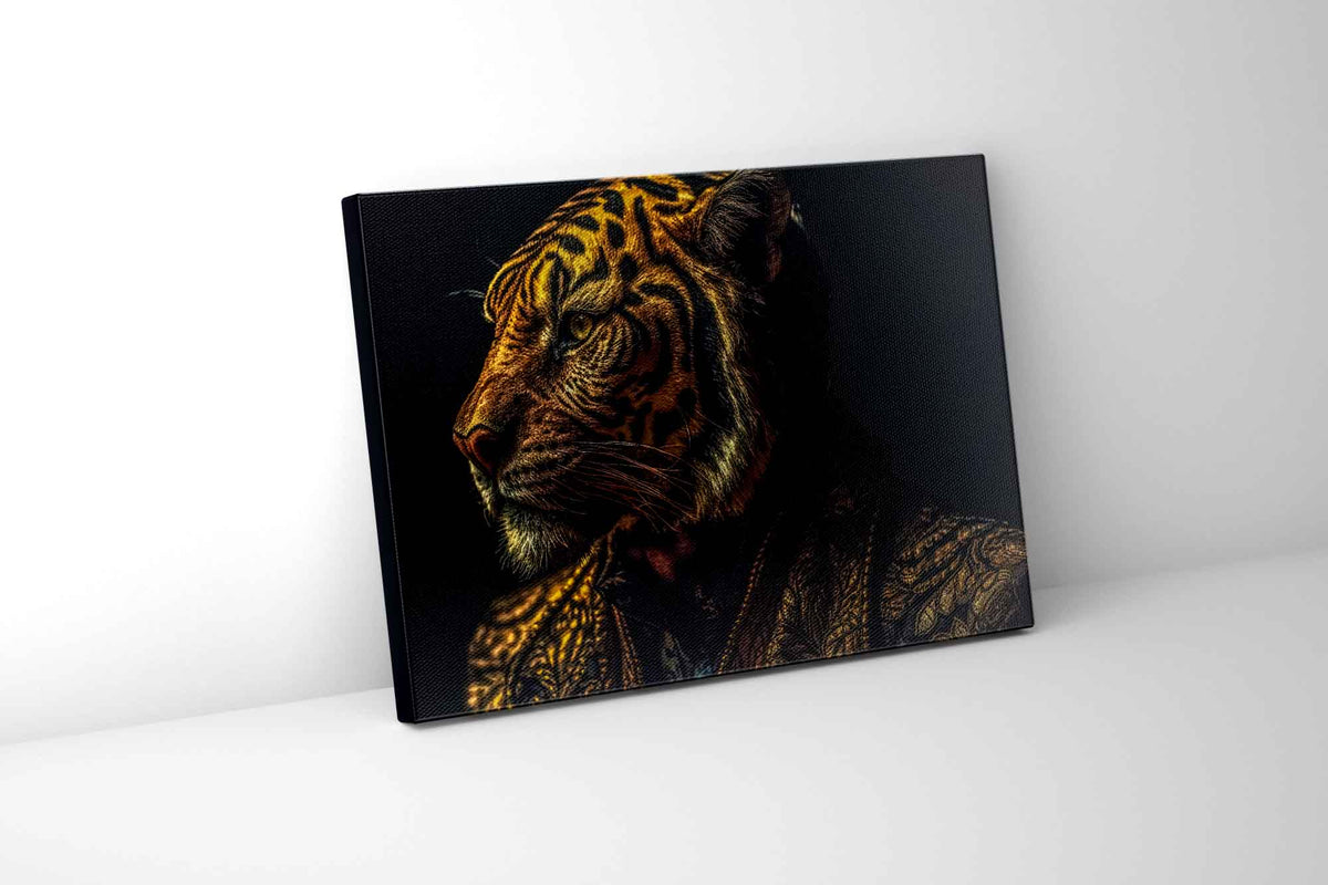 Wildlife Canvas-Emperor Tiger-Modern Art.