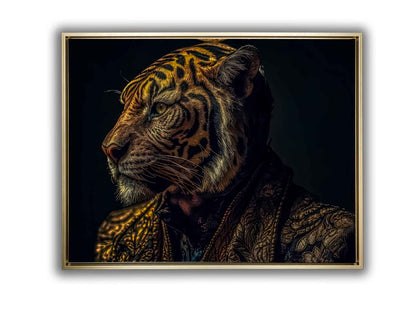 Wildlife Canvas-Emperor Tiger-Modern Art.