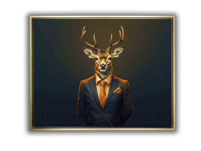 Wall Art Chief deer- Modern art-Wildlife Canvas Art