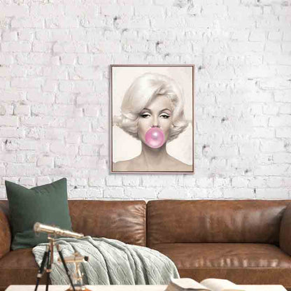 Marilyn in pink-Wall art decor