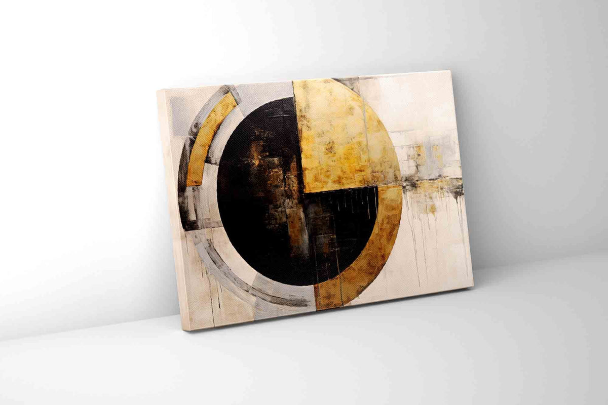 Wall Art Abstract Sun -Canvas print- Modern Art