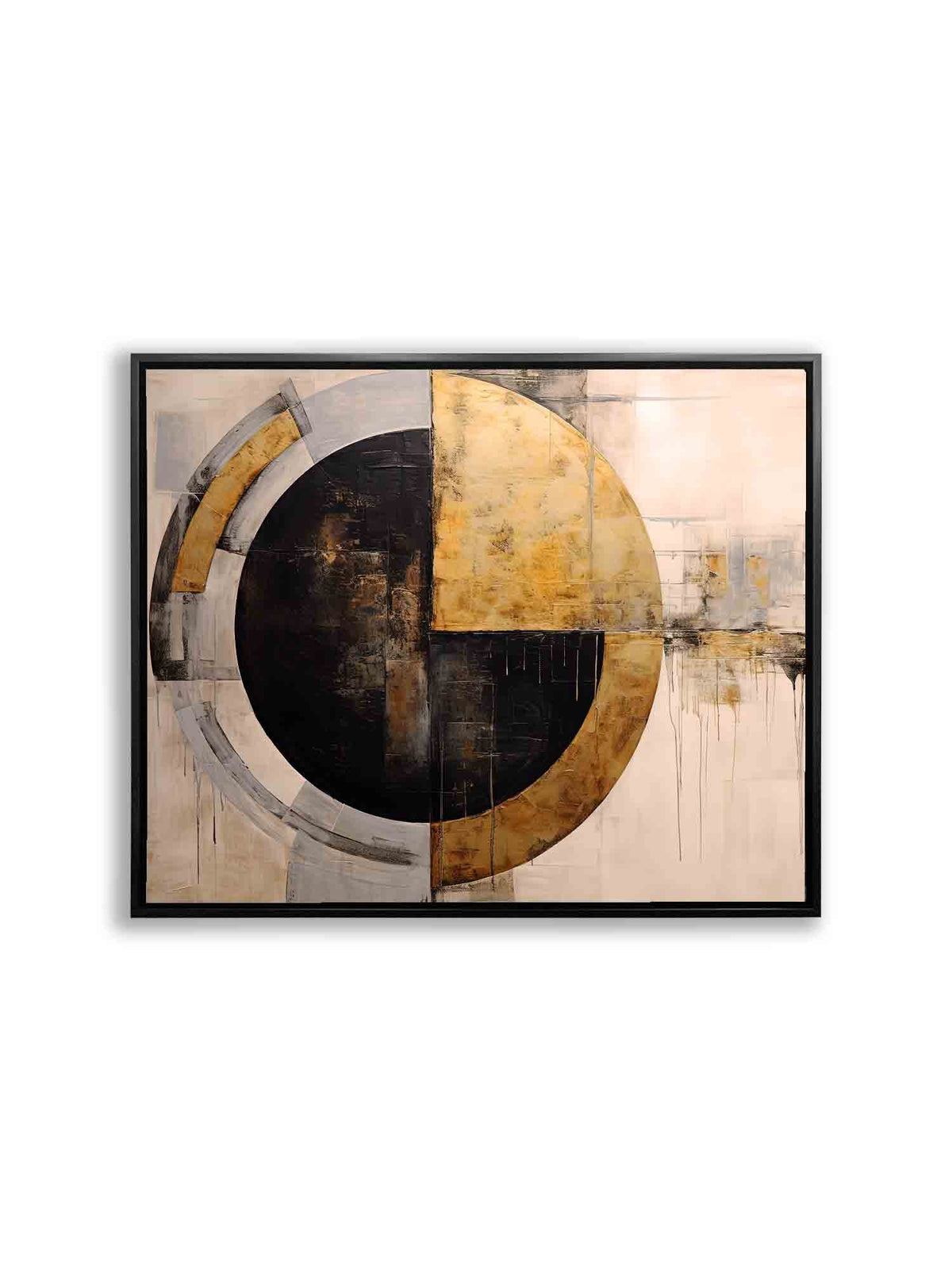 Wall Art Abstract Sun -Canvas print- Modern Art