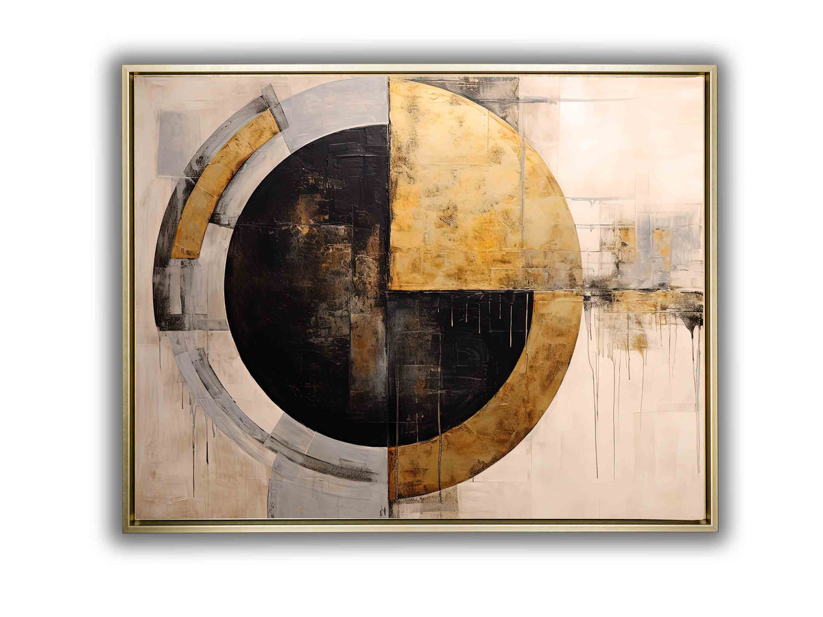 Wall Art Abstract Sun -Canvas print- Modern Art