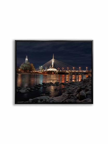 Winnipeg Skyline Wall Art - Canvas Prints - RGB Varnish