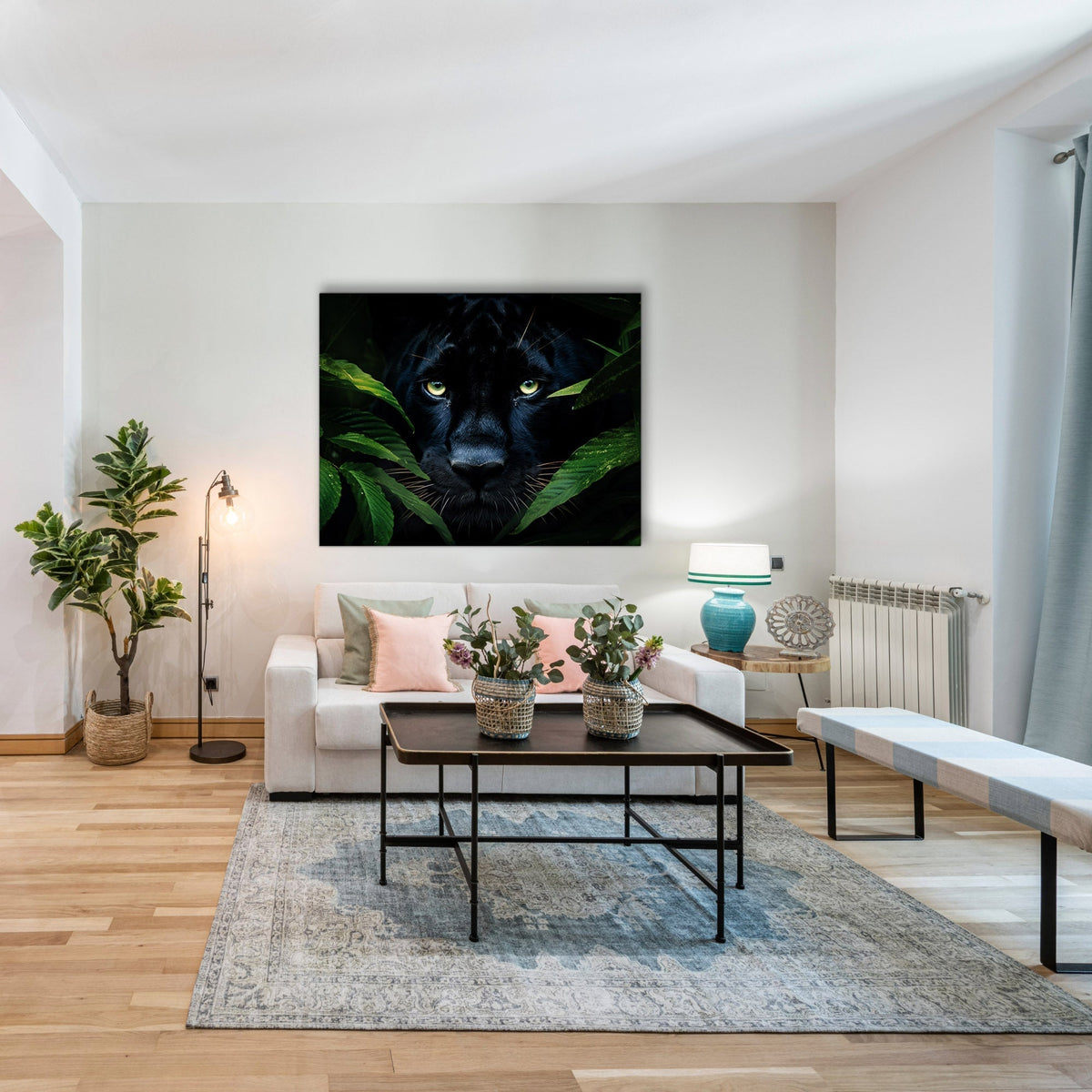 Rare Black Jaguar - Wall Decor-RGB Vanish Canvas Print