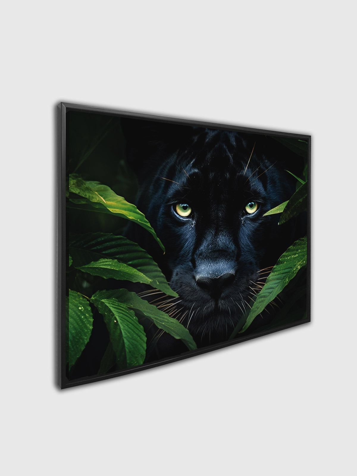 Rare Black Jaguar - Wall Decor-RGB Vanish Canvas Print