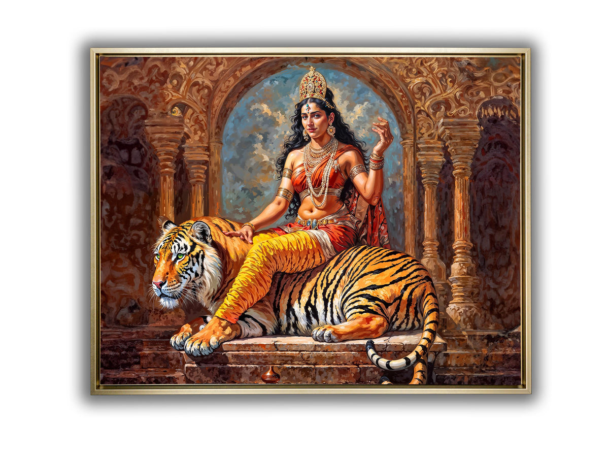 Wall Art -Parvati Canvas Print -Indian Art