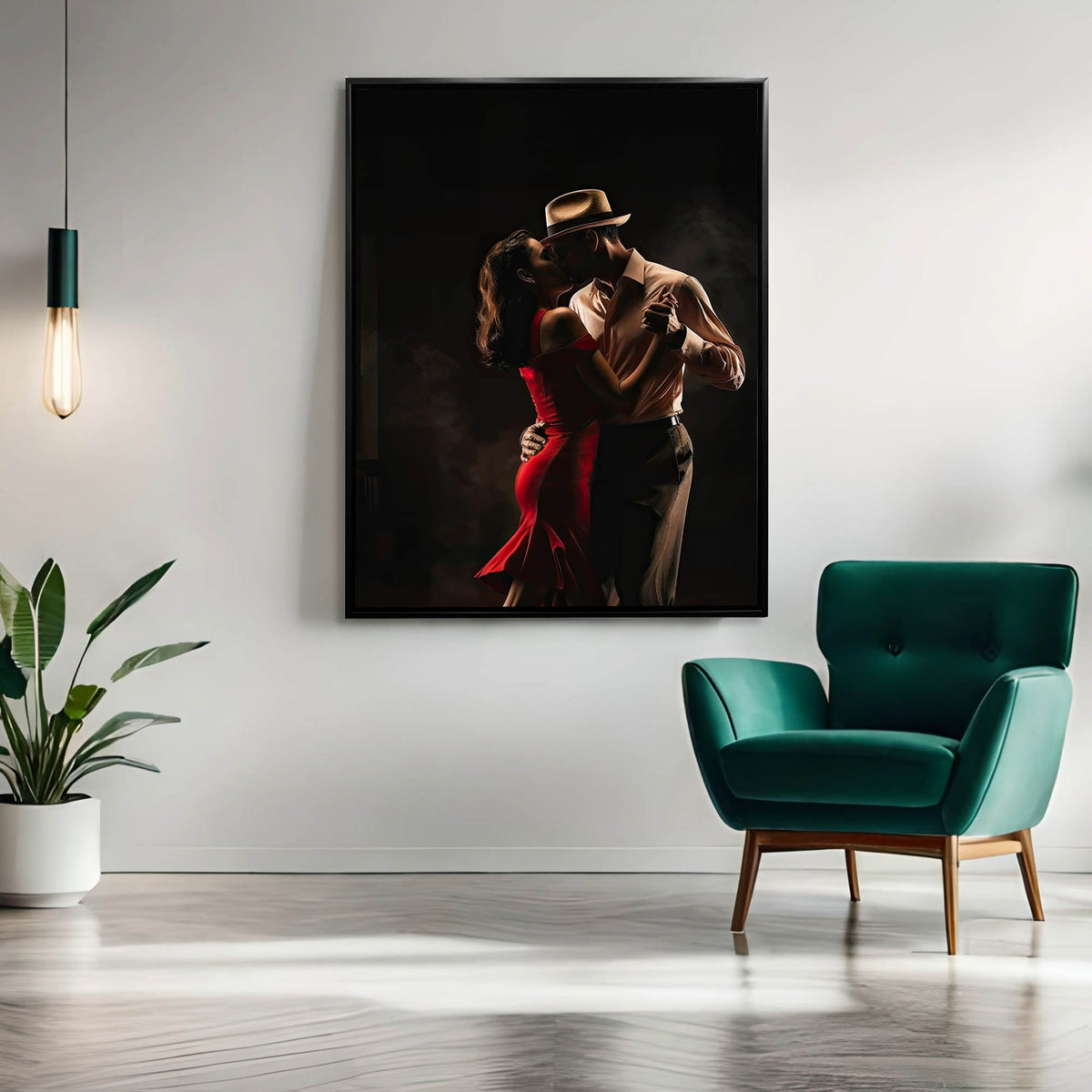 Wall Art- Tango Dance -Canvas Printed-Modern art