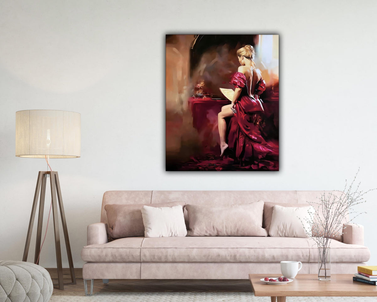Wall Art-Preparing for the Performance. Fine art-Atwork