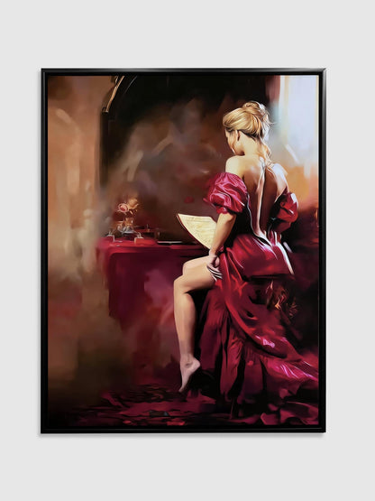 Wall Art-Preparing for the Performance. Fine art-Atwork