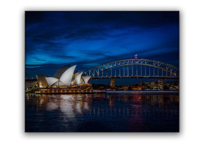 Décoration Murale Sydney Skyline 122 x 91 cm Toile Beaux-Arts