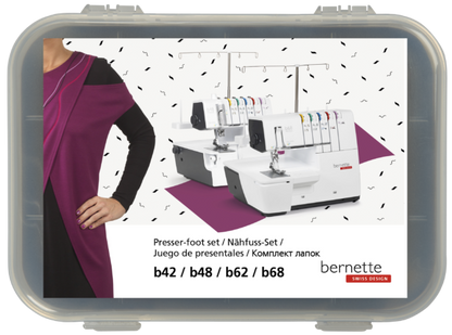 Bernette Serger/Coverstitch 7 Feet Set - b42 b48 b62 b68