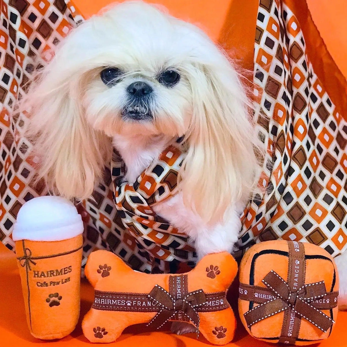 Collection de jouets pour chiens Hairmes | Jouets de luxe fantaisie pour chiens