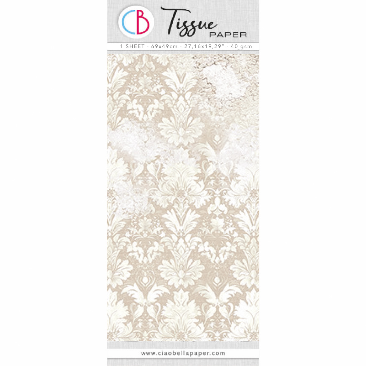 Papier de soie cm69x49 27,66"x19,29” Baroque