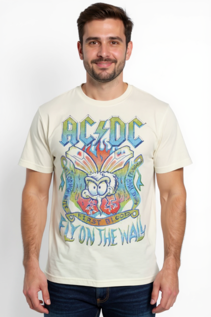 AC/DC Fly On The Wall Logo T-shirt