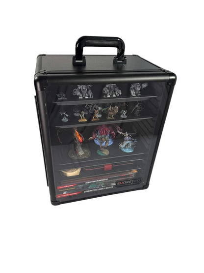 EVORETRO Miniatures Display Case with 5 Magnetic Trays