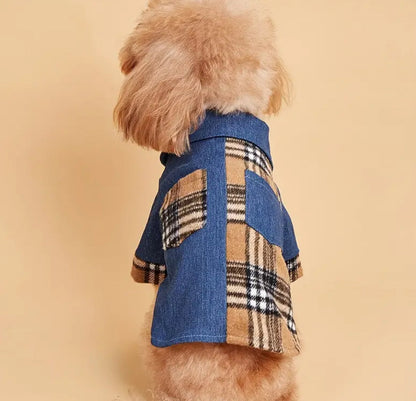 Lenny Dog Shirt | Dog Button Shirt for Dogs