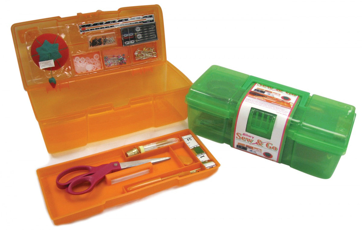 Premium Sew & Go Sewing Kit In A Caddy - DAMAGED