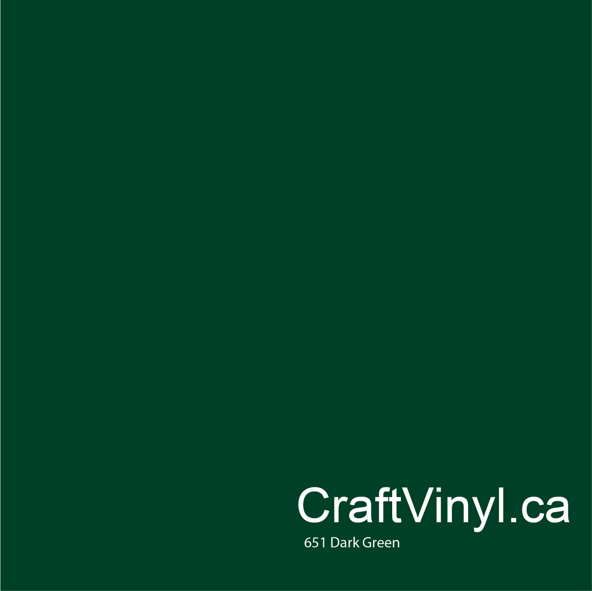Vinyle Oracal 651 Brillant Vert Foncé #060
