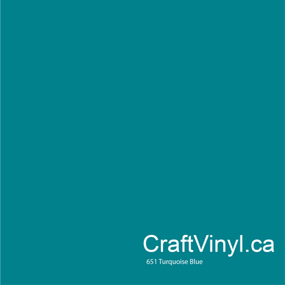 Oracal 651 Glossy Turquoise Blue #066 sheets and rolls