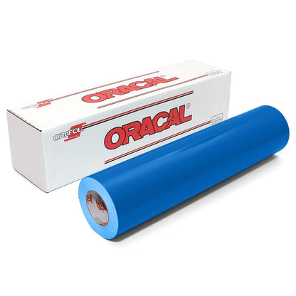 Oracal 651 Glossy Azure Blue Vinyl #052 sheets and rolls