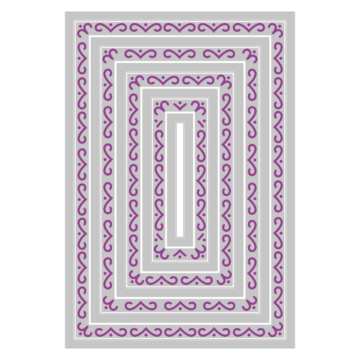 Sizzix Framelits Die Set 9 pièces Fanciful Framelits Renee Deco Rectangles par Stacey