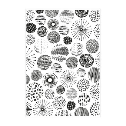 Sizzix Set de Tampons Transparents Cosmopolitan, Ecliptic par Stacey Park