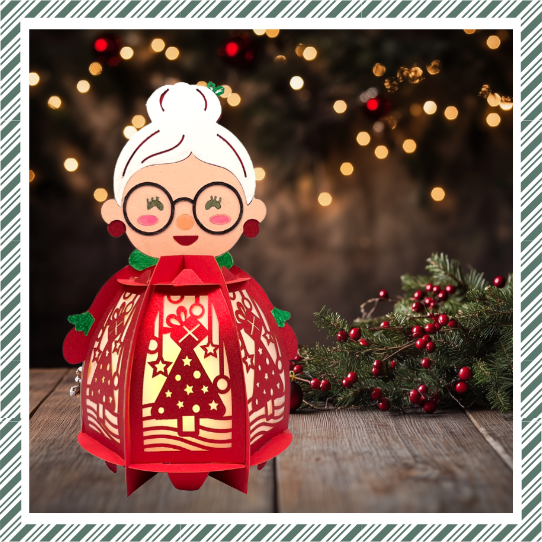 Lanterne en papier DIY CrafTreat - Madame Noël